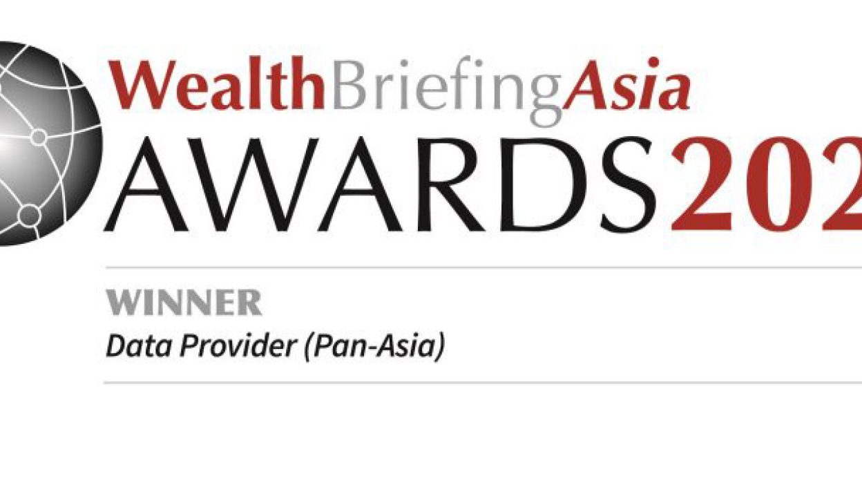 Wealth Briefing Asia Awards 2023. Winner. Category. Data Provider (Pan-asia)