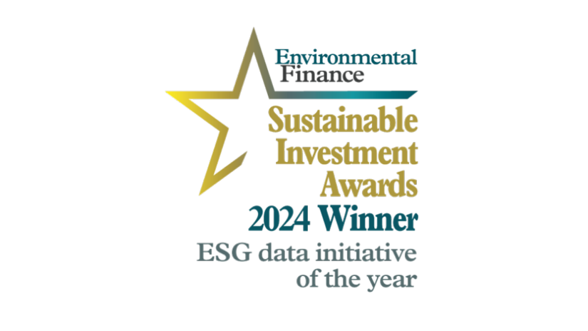 Environmental Finance - Sustainable Investment Awards 2024 Winner- ESG data initiative of the year