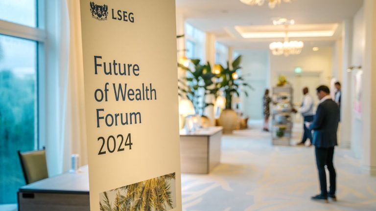 Image shows the Future of wealth forum 2024 event